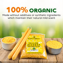 Anythingbees Yellow Beeswax Pellets