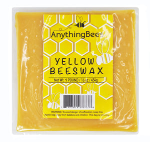 1 lb Yellow Beeswax Bricks bees wax