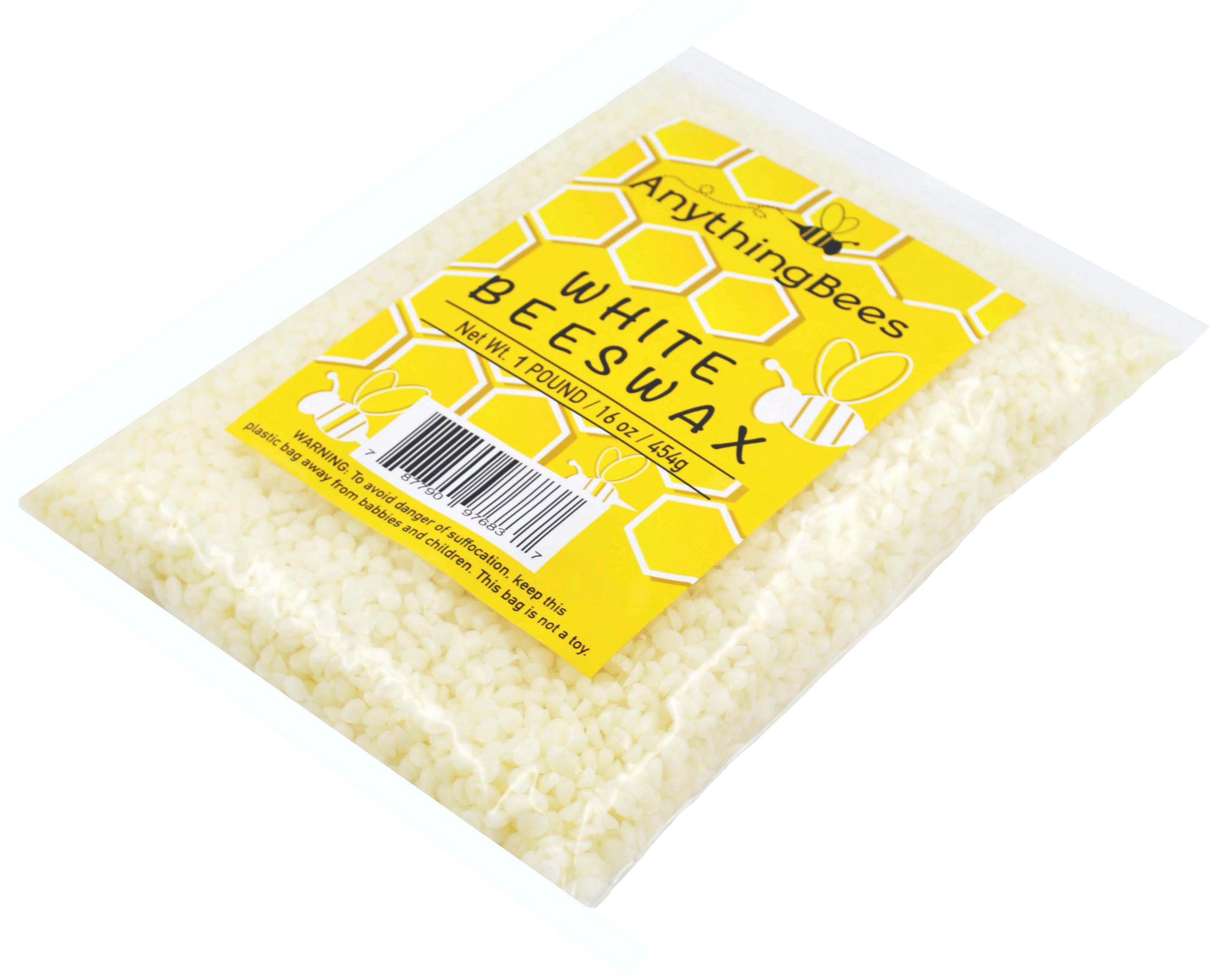 Buy Organic White Beeswax Pellets 1lb Bees Wax Pesticide-free
