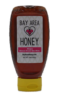 1 Pound Squeeze Bottle Napa Bay Area Honey