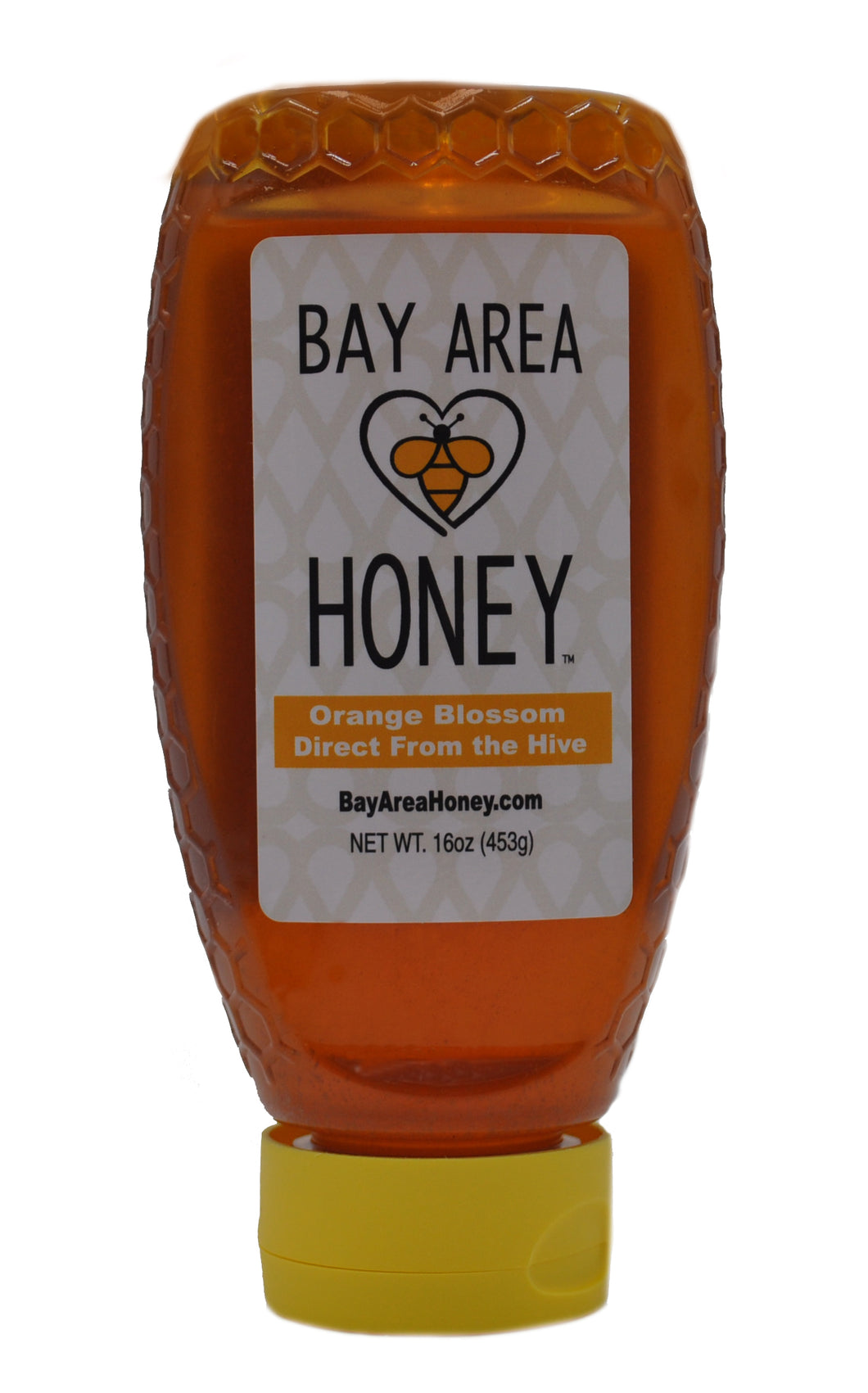 1 pound Squeeze Bottle Bay Area Honey Orange Blossom Honey