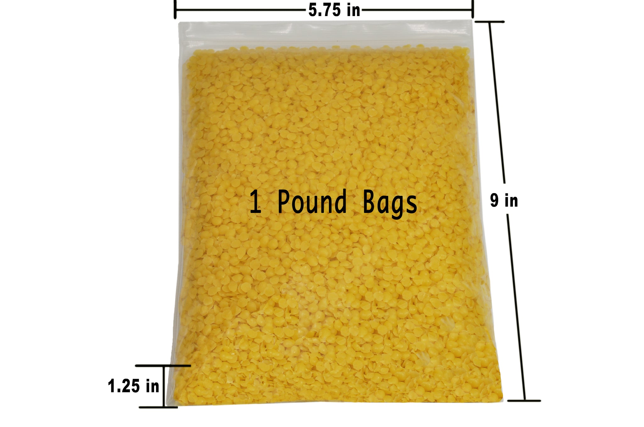  B and Q 1 LB Pure Natural Yellow Beeswax Pellets for