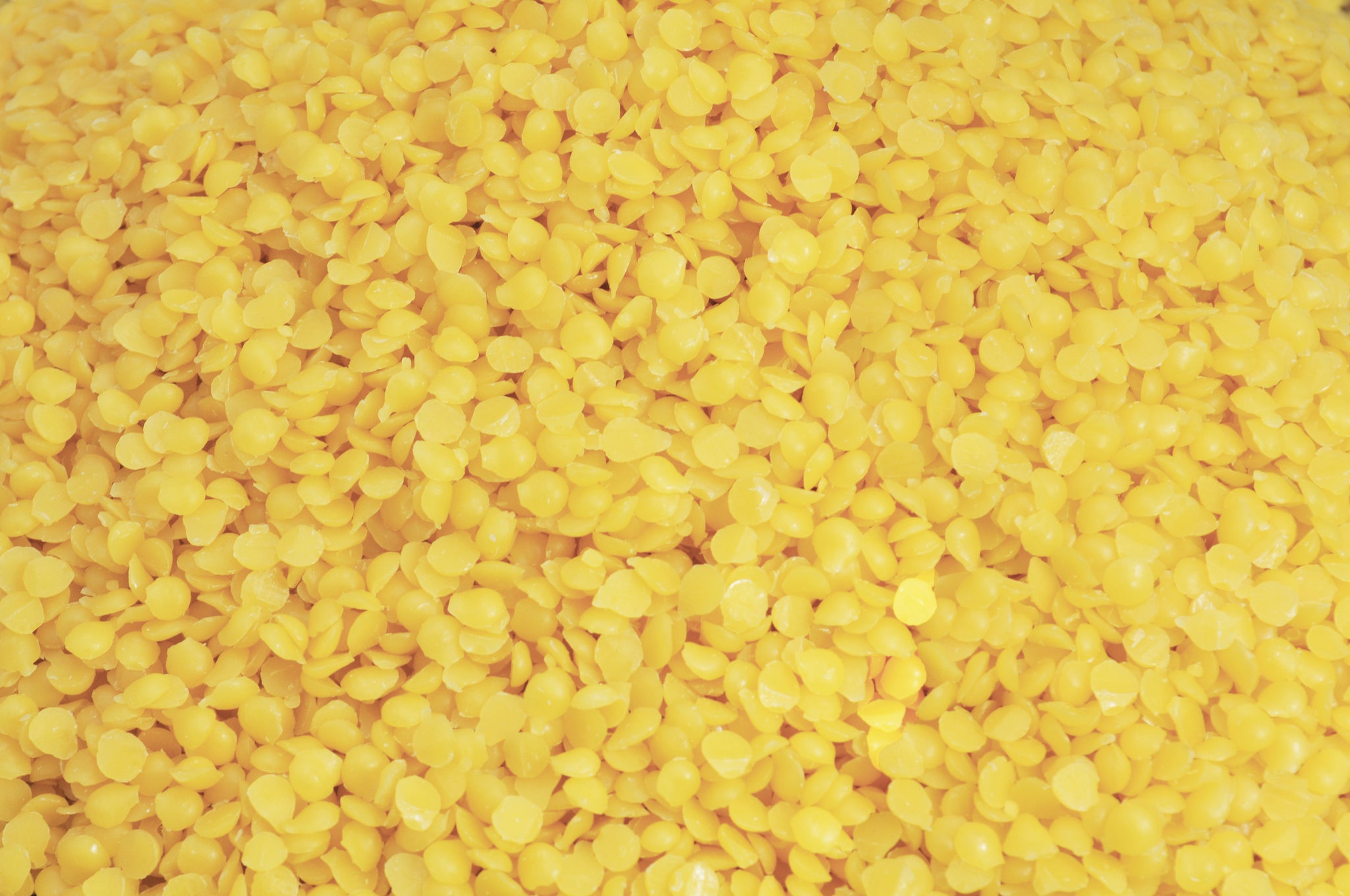 Pure White Beeswax Pellets & Light Yellow Beeswax Triple Filtered